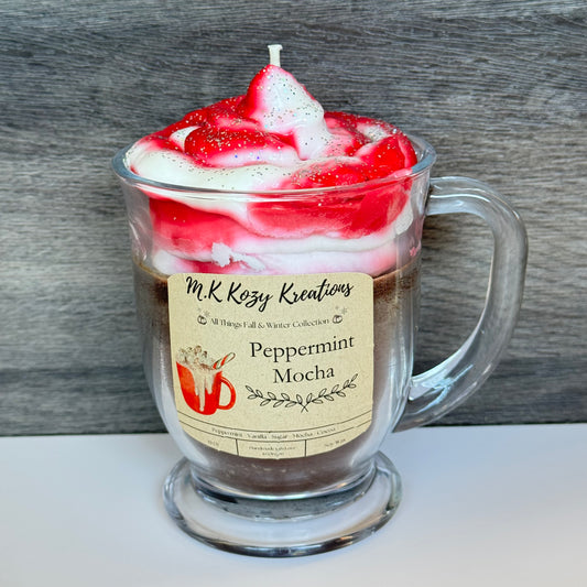 Peppermint Mocha Mug Candle
