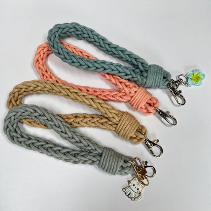 Wristlet Keychain w/ Charm