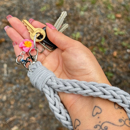 Wristlet Keychain w/ Charm