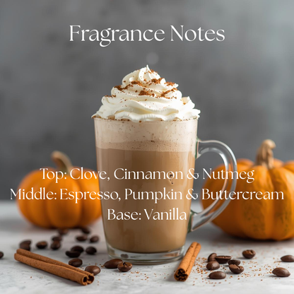 Pumpkin Spice Latte Mug Candle