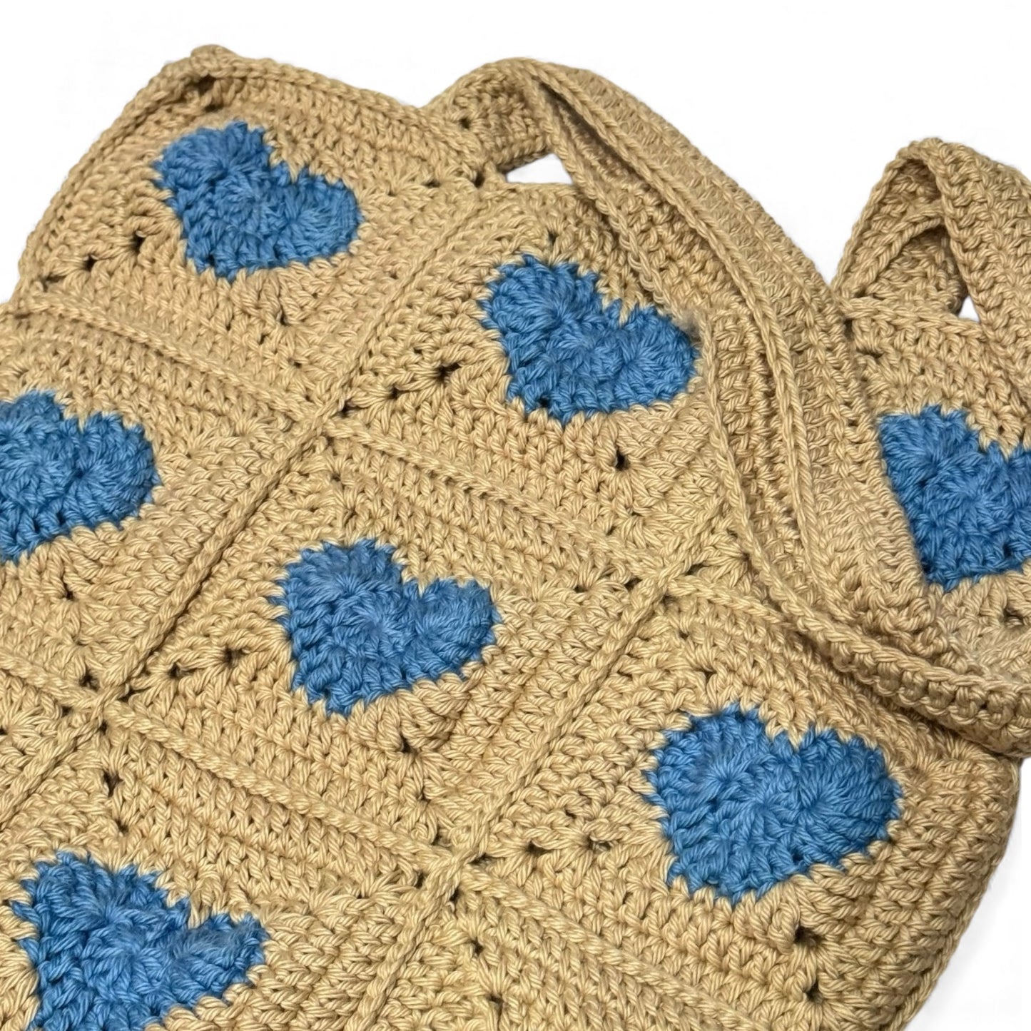 Heart Granny Square Tote Bag